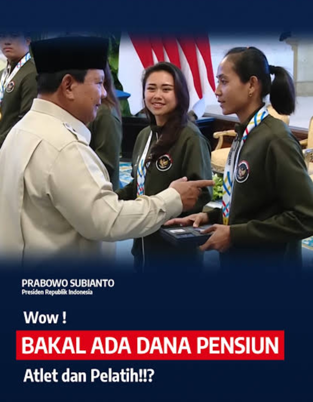 Pemerintah Siapkan Program Dana Pensiun Atlet Berprestasi