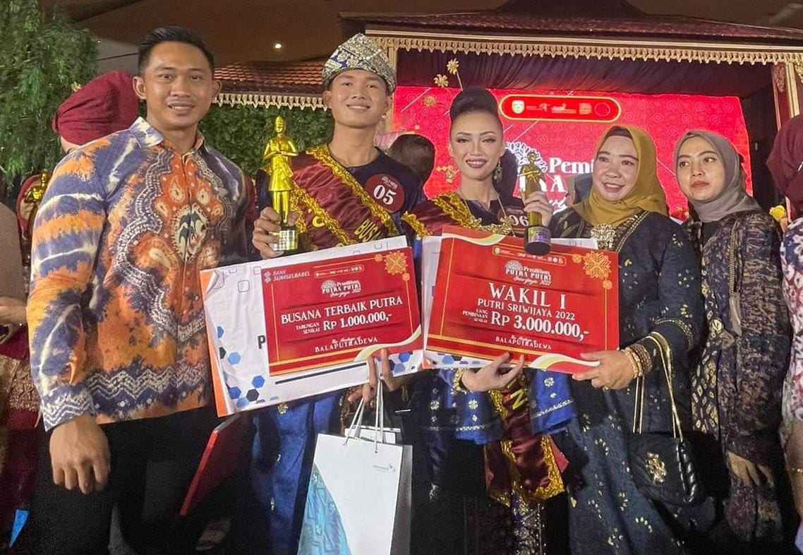 Sabet Juara 2 dan Best Kostum Putera Puteri Sriwijaya 2022