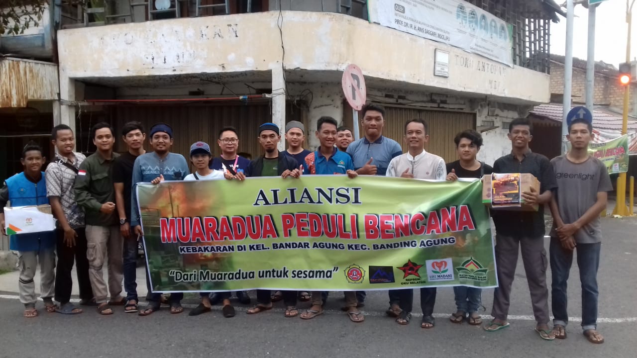 Aliansi Muaradua Peduli Bencana Lakukan Penggalangan Dana