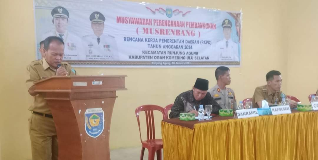 BAPPEDA OKU Selatan Menggelar Musrenbang ke-19 Kecamatan