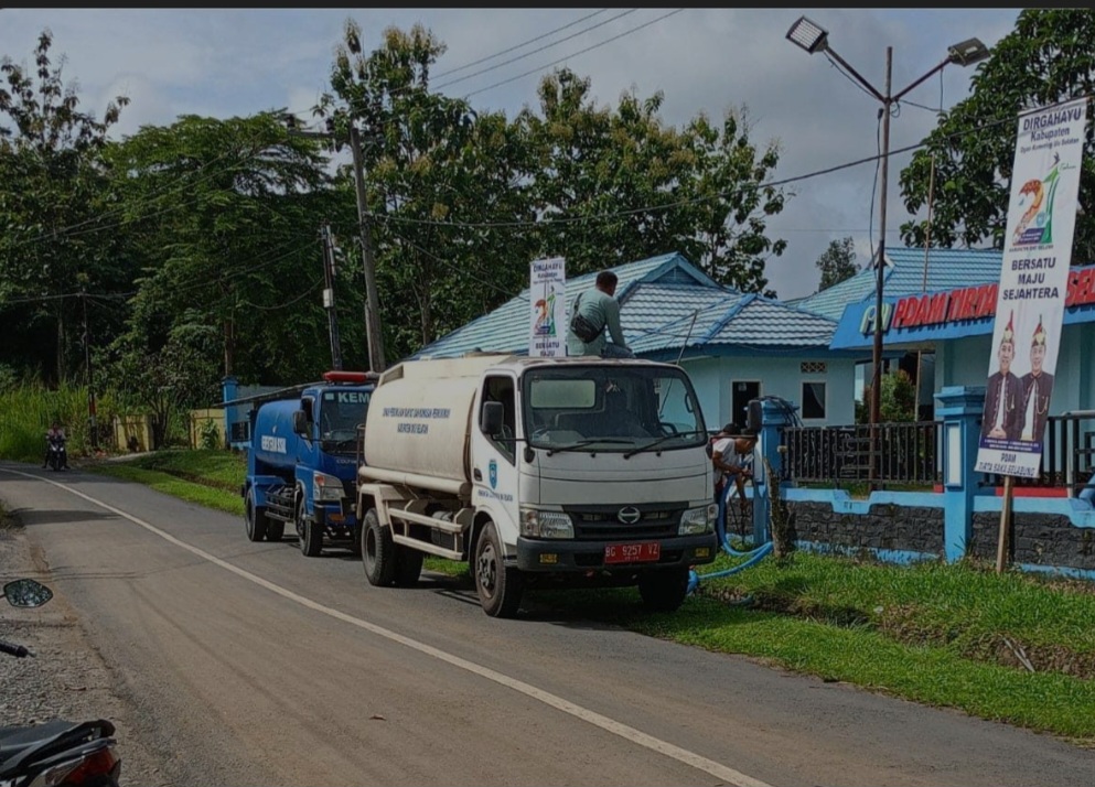 Kerusakan Pipa PDAM di Desa Pelangki, Distribusi Air Bersih Terhenti