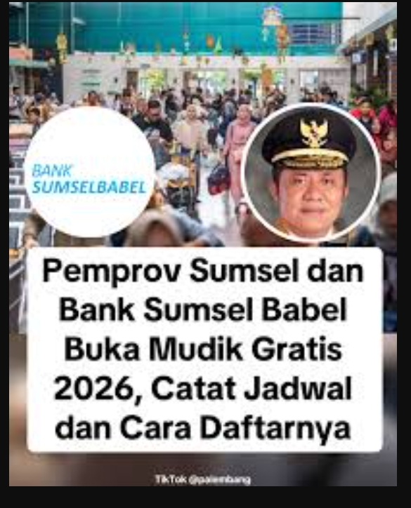 Bank Sumsel Babel Buka Kuota Mudik Gratis 2026, Bantu Warga Pulang Kampung Aman dan Nyaman