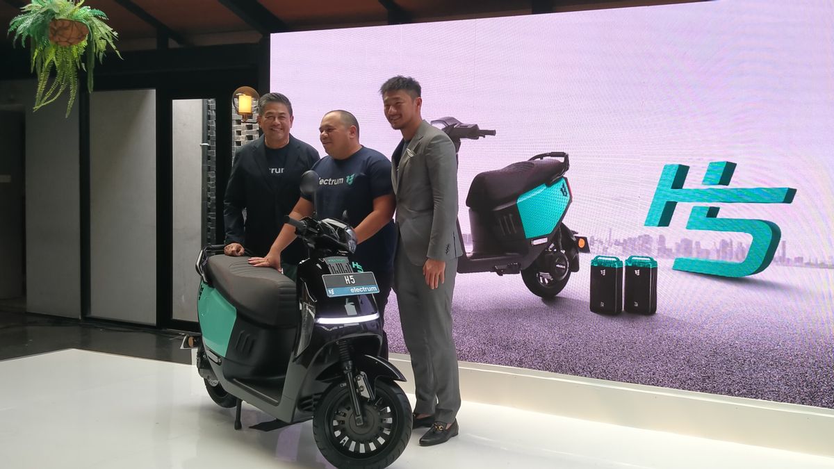 Resmi Mengaspal,Electrum Rilis Motor Listrik Terbaru H5 dengan Kecepatan Maksimal 90 Kpj dan Desain Ergonomis