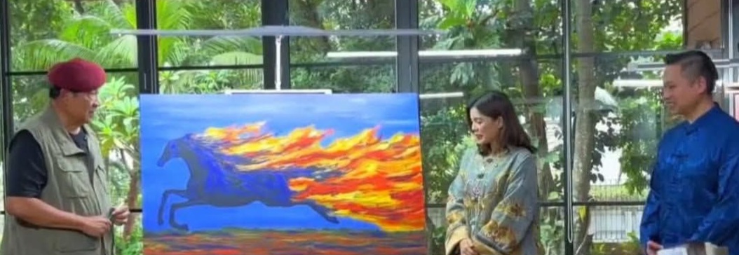Wow! Lukisan “Kuda Api” SBY Tembus Rp6,5 Miliar