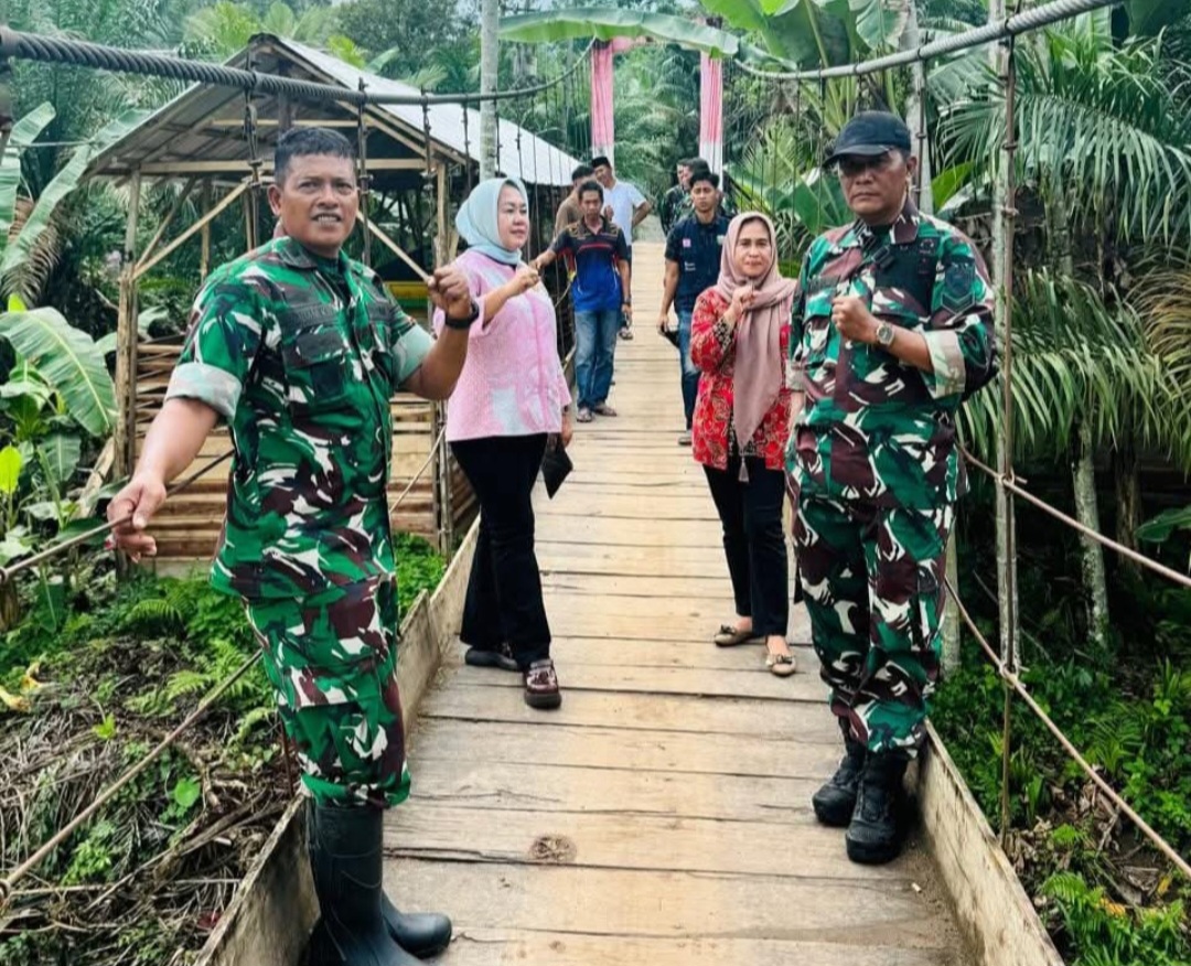 Camat Runjung Agung Tinjau Langsung Lokasi KDMP di Lima Desa