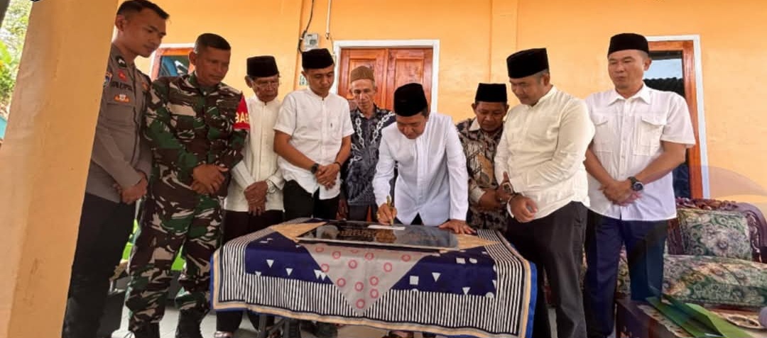 Wabup OKU Selatan Resmikan Mushalla Imam Asy Syafi’i di Pagar Dewa