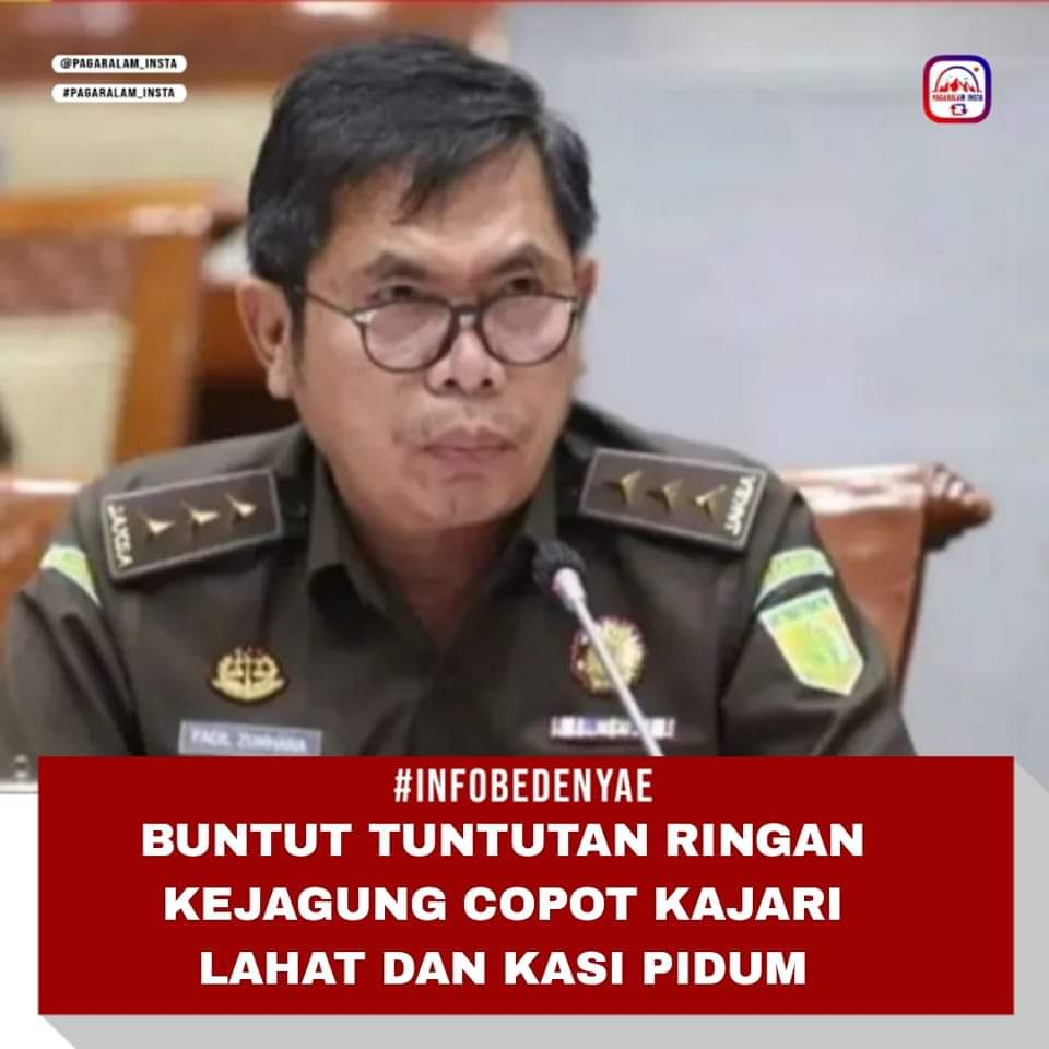 Buntut  Vonis Ringan Kasus Asusila Anak Dibawa Umur, Kejagung Copot Kajari Lahat