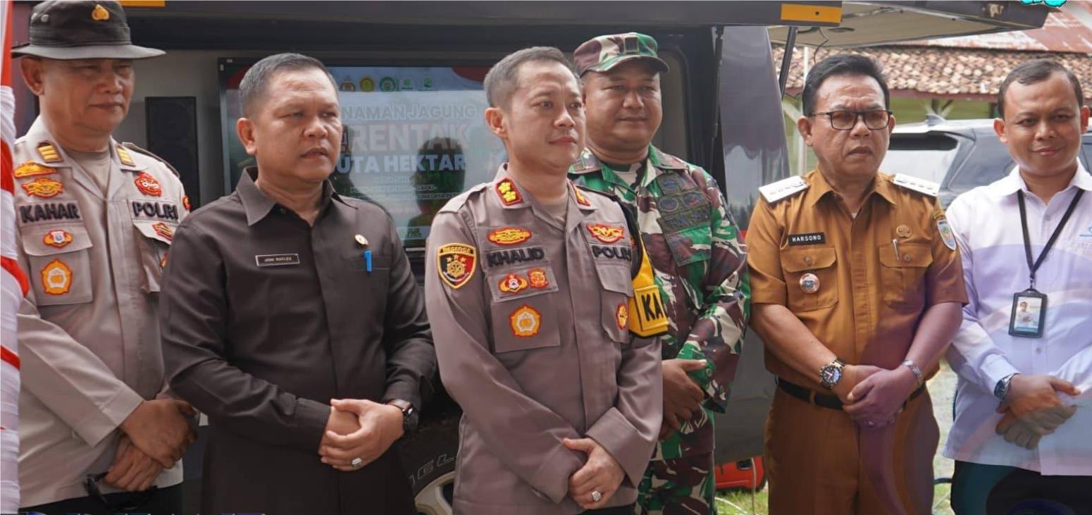 Gerak Serentak, Polres OKU Selatan Tanam Jagung untuk Ketahanan Pangan Nasional