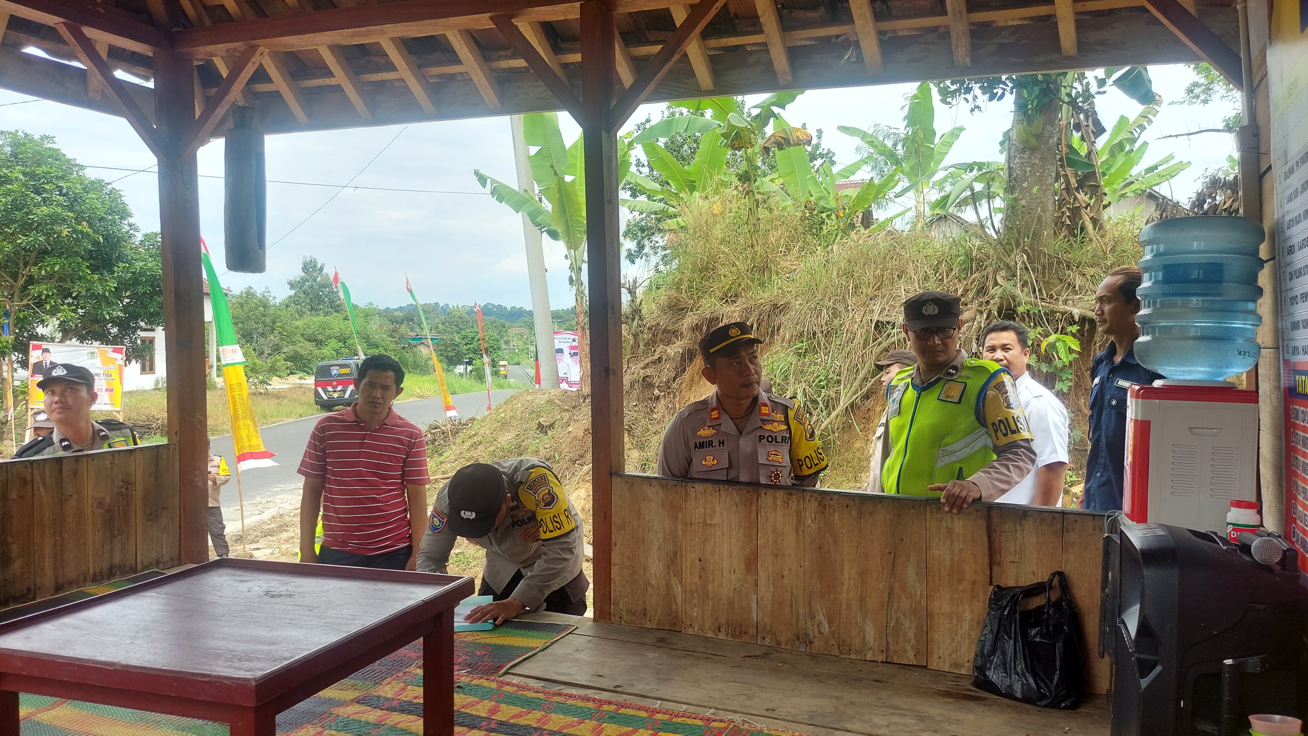 Desa Gunung Tiga Maju ke Lomba Pos Kamling Tingkat Kabupaten OKU Selatan