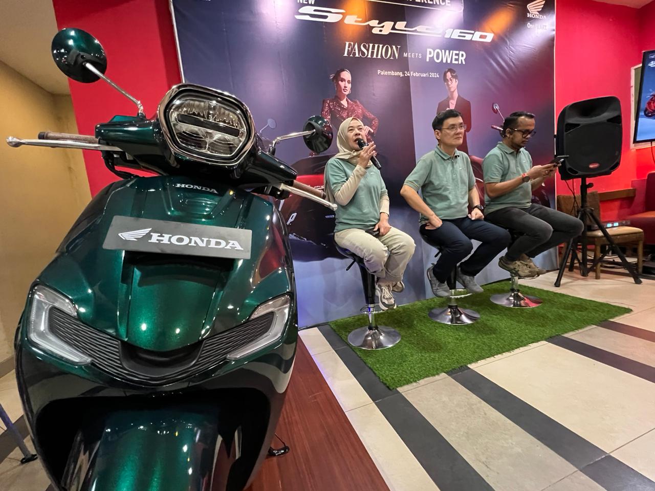Skutik Premium Fashionable Terbaru dari Honda, New Honda Stylo 160 Resmi Diluncurkan di Sumatera Selatan