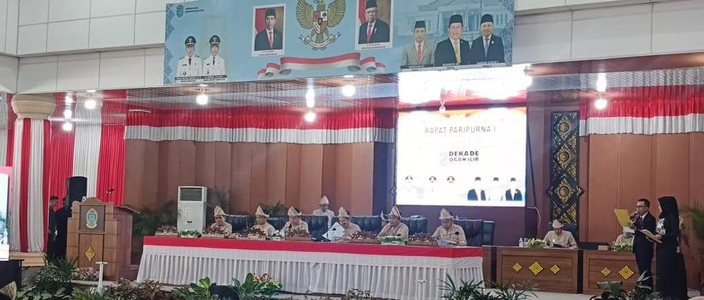 Bupati Berikan Apresiasi Dalam Rapat Paripurna Istimewa DPRD Kabupaten Ogan Ilir