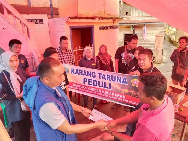 HMD Tinjau Lokasi Kebakaran dan Serahkan Bantuan