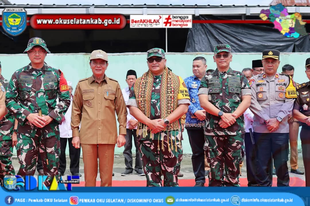 Wabup OKU Selatan Sambut Tim Pengawas TMMD ke-124 Tahun 2025