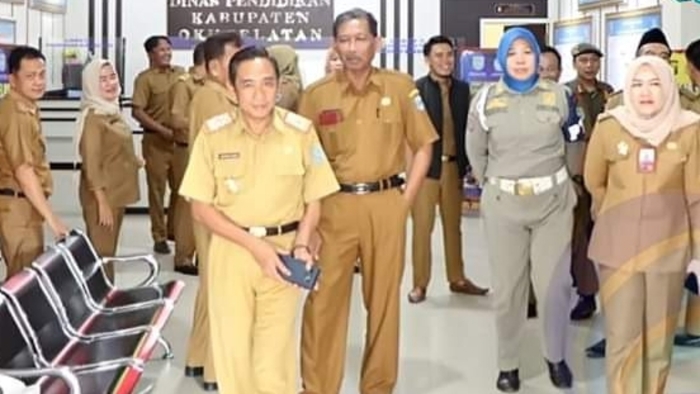 H-1 Libur, Bupati Gelar Sidak di kantor Pemda