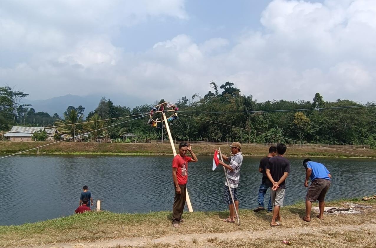 Meriahkan Peringatan HUT Kemerdekaan RI ke-78, Desa Rantau Nipis Gelar Serangkaian Perlombaan 