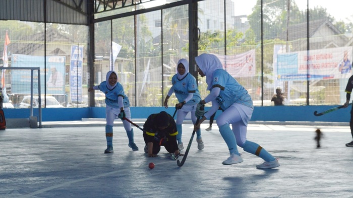 Tim Putri Hockey OKU Selatan Tumbangkan Palembang