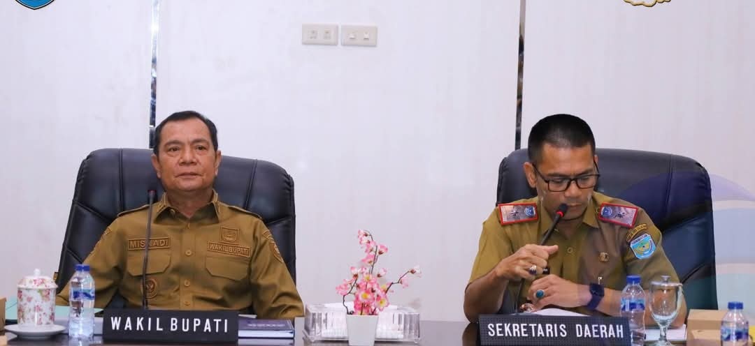 Wabup OKU Selatan Pimpin Rapat Persiapan Tabligh Akbar HUT ke-22