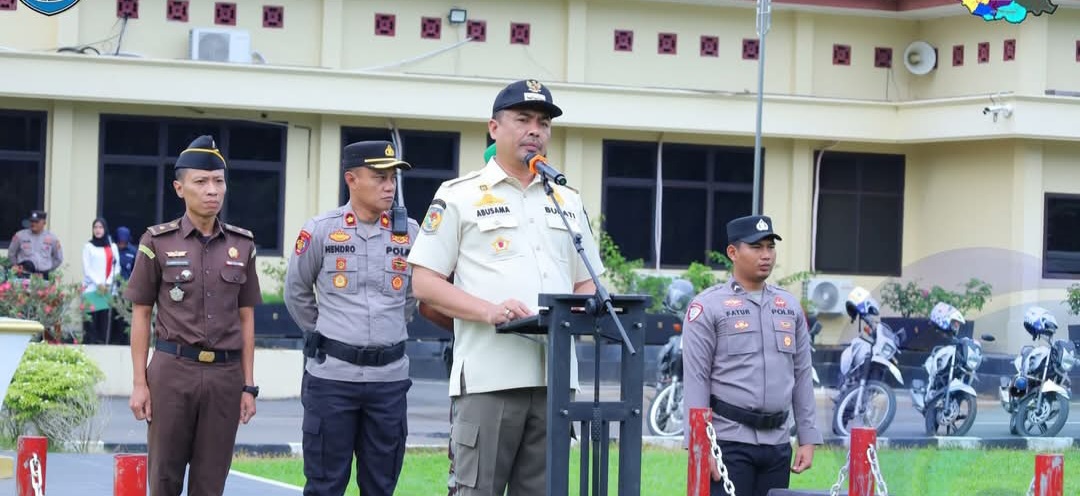 Bupati OKU Selatan Hadiri Apel Gelar Pasukan Operasi Ketupat Musi 2025 di Polres OKU Selatan