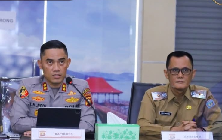 Asisten II Setda OKU Selatan Hadiri Rakor Linsek Kesiapan Operasi Ketupat Musi 2026