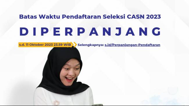 Portal Pendaftaran CASN Alami Error, Masa Pendaftaran Diperpanjang hingga 11 Oktober