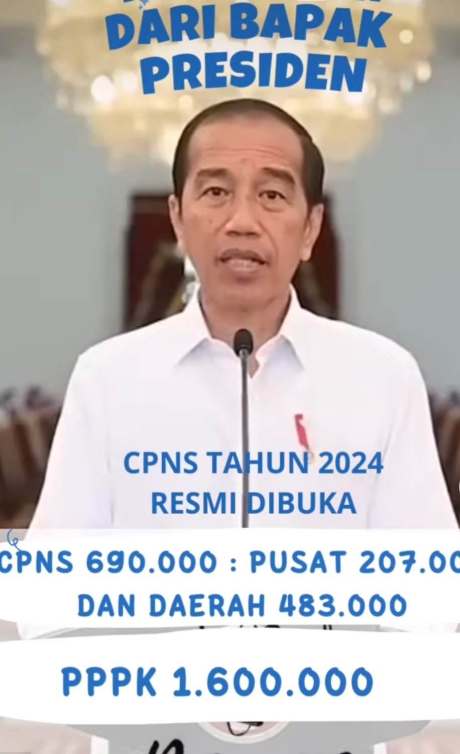 Tingkat Pengangguran Menurun, Pemerintah Buka Formasi CPNS Tahun 2024 Sebanyak 690 Ribu Orang