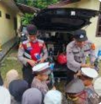 Edukasi Lalu Lintas Kreatif, Polres OKU Selatan Gencarkan Program Polisi Sahabat Anak