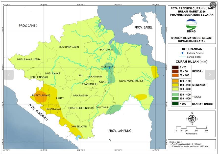 BPBD OKU Selatan Imbau Warga Waspada Pancaroba Menuju Musim Kemarau 2026
