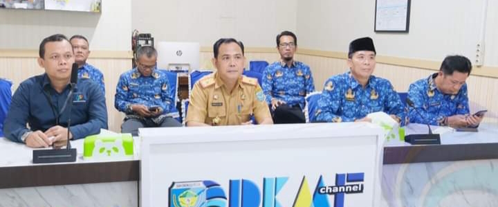 OKU Selatan Kembali Ikuti Rakor Inflasi dan KLB Polio Bersama Kemendagri 