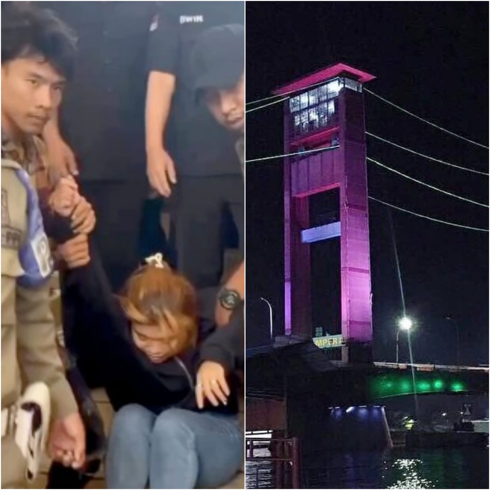 Innalillahi, Wanita Hendak Meloncat dari Jembatan Ampera, Ternyata Ini Alasannya