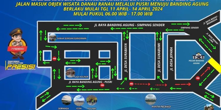 Kasat Lantas Polres OKU Selatan: Rekayasa Lalulintas One Way untuk Cegah Kemacetan di Danau Ranau