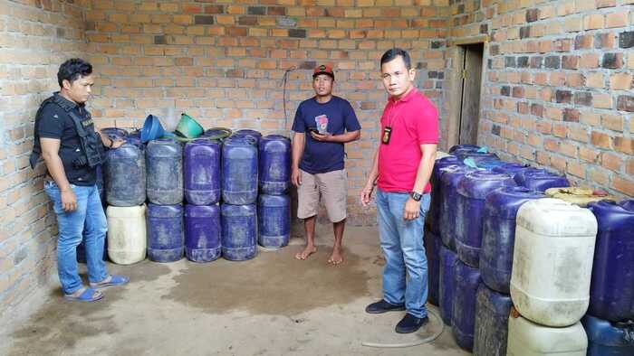 Gudang Minyak Oplosan Kembali Dibongkar Polres OKU Timur