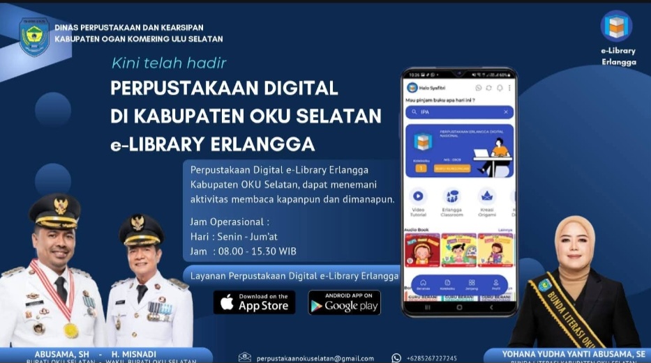Dorong Peningkatan Literasi, Pemkab OKUS Hadirkan Perpustakaan Digital dan Braille