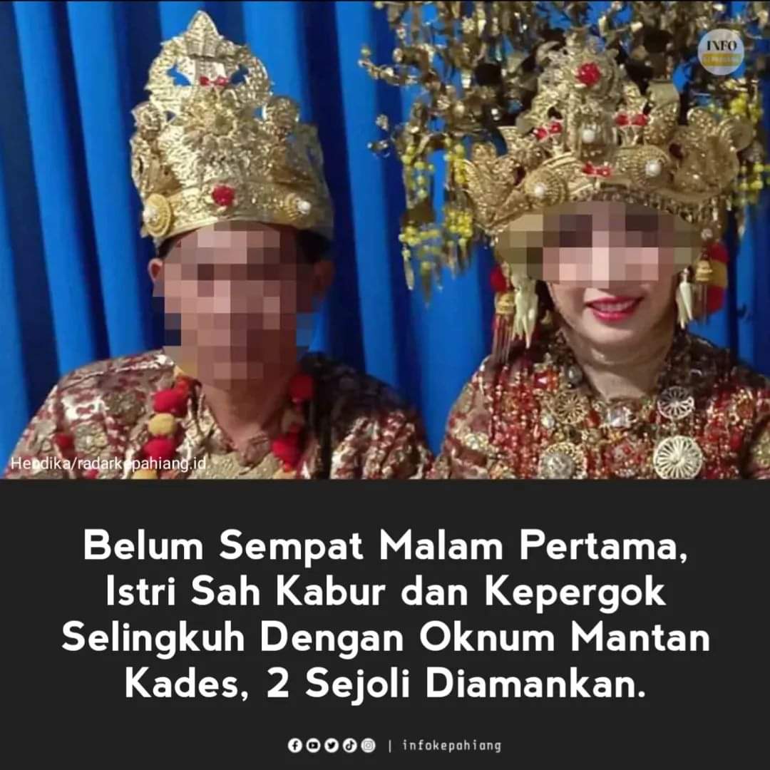 Ini Alasan Mantan Kades Bawa Kabur Pengantin Wanita Usai Resepsi Pernikahan