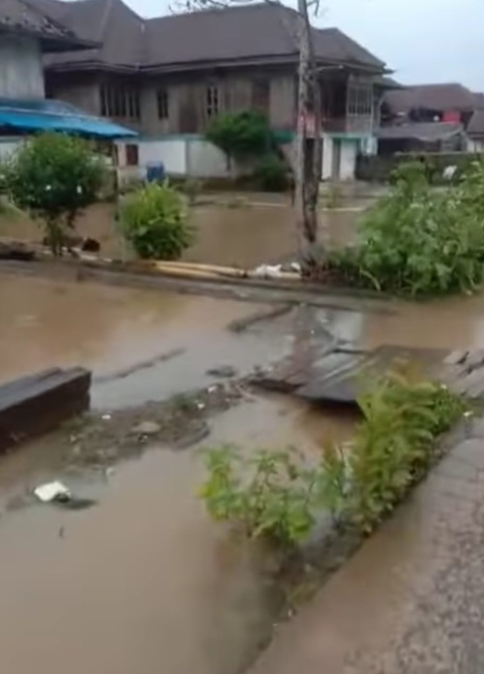 Curah Hujan Tinggi, Warga Desa Berasang Terancam Banjir Setiap Hujan Deras