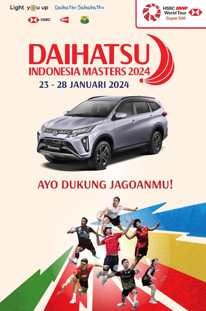 Daihatsu Indonesia Masters 2024: Kembali Sebagai Sponsor Utama Turnamen Bulutangkis Internasional