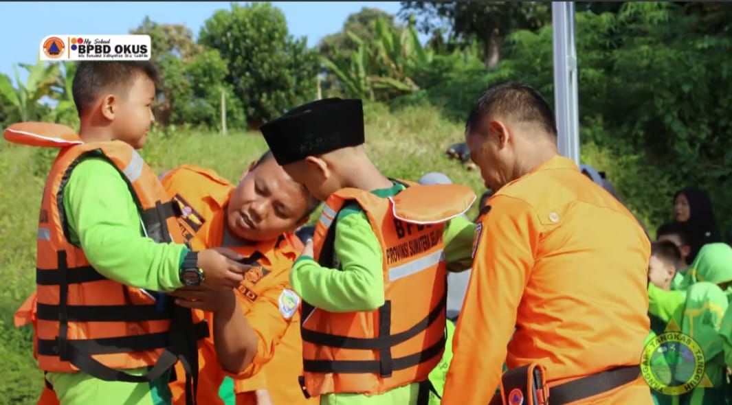 BPBD OKU Selatan Edukasi Siswa tentang Penanganan Bencana