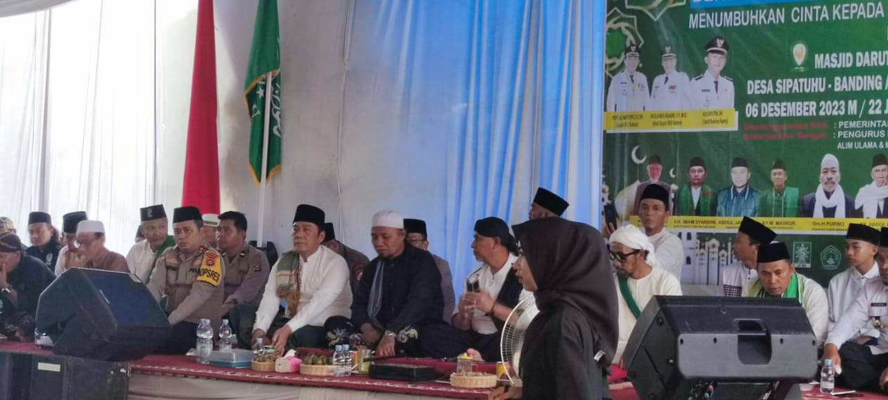 Merinding, Kapolres OKU Selatan Pimpin Bersholawat Bersama Habib Syafi'i
