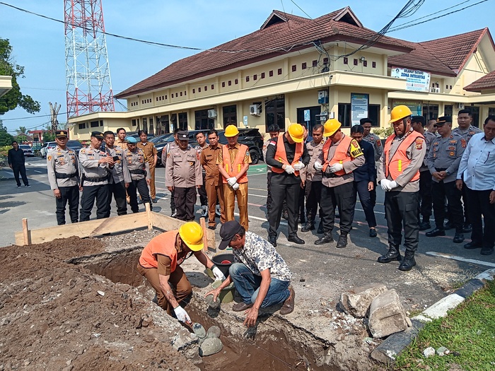 Pemda OKU Selatan Bantu Pembangunan Gedung Propam Polres