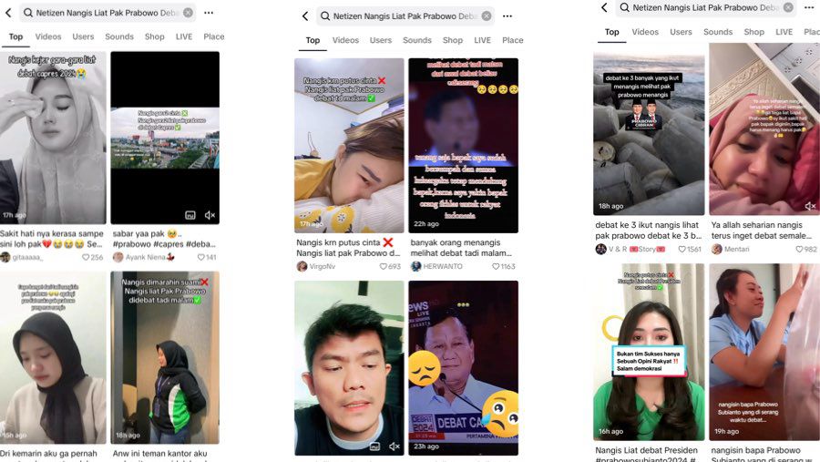  Gelombang Tangis Warganet Pasca Debat Capres: Dukungan Menyelusup di TikTok