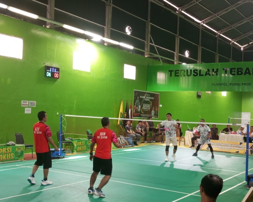 Final Dramatis Kapolres OKUS Cup 2026, Aza–Idin Taklukkan Roby–Toni Lewat Tiga Set
