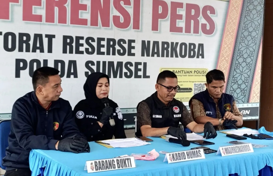 Polda Sumsel tangkap pria mengaku wartawan edarkan sabu