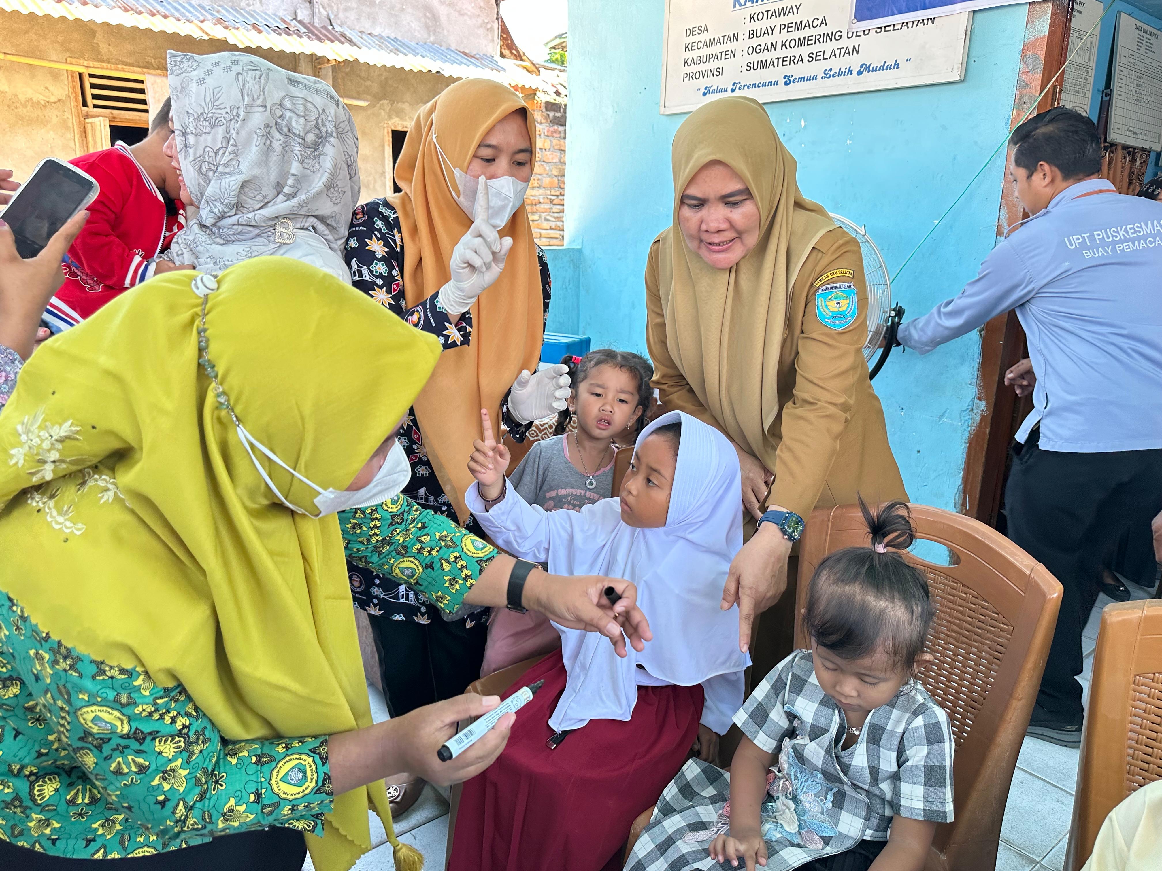 Puskesmas Buay Pemaca Luncurkan PIN Polio