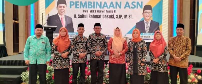 Kemenag OKU Selatan Ikuti Pembinaan Bersama Wakil Menteri Agama RI