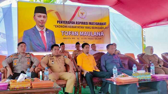 Warga Desa Way OKU Selatan Merasa Dapat Anugerah saat Dikunjungi Anggota DPR RI Tofan Maulana