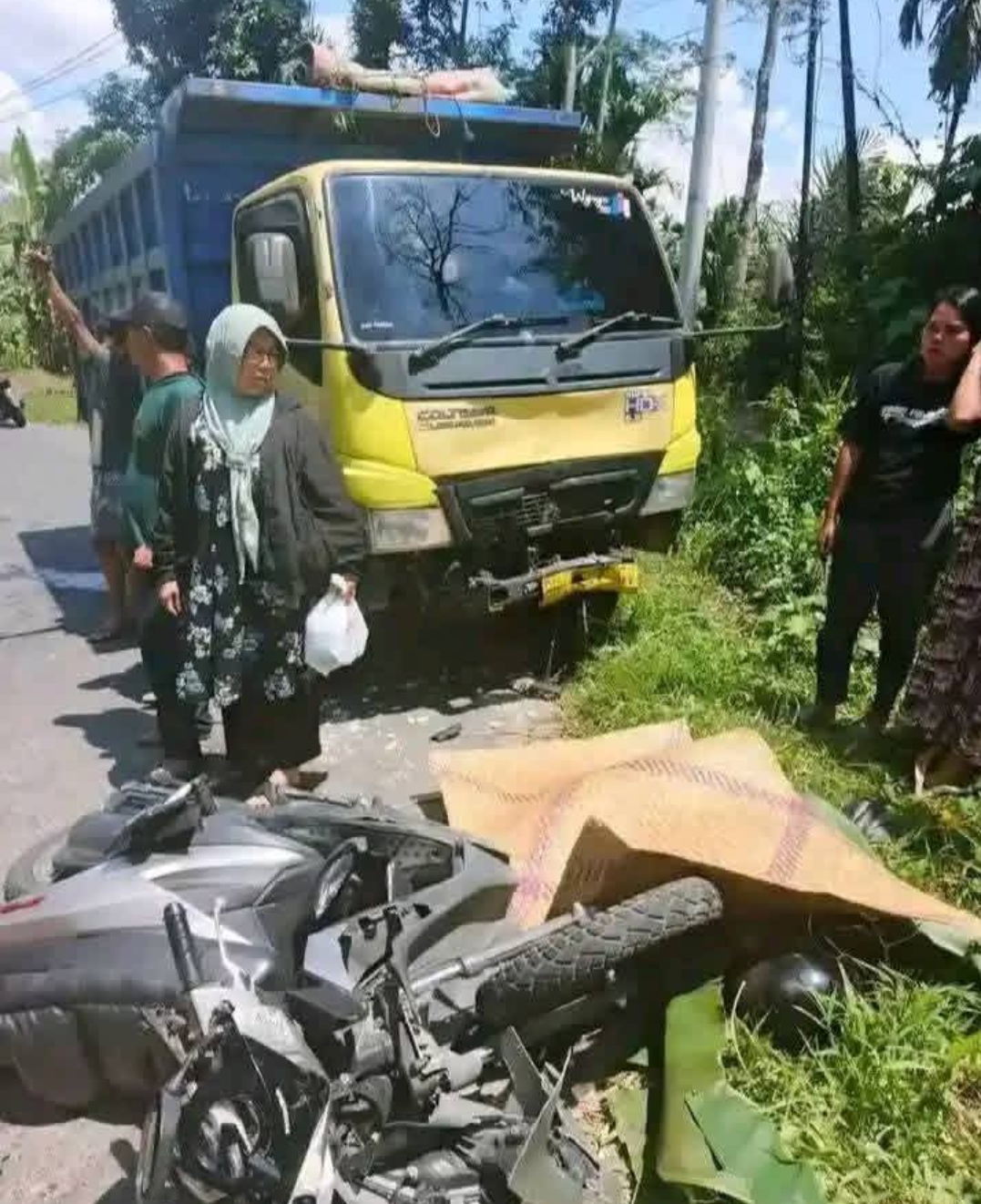 Kecelakaan Maut di Desa Pelawi OKU Selatan, Pengendara Motor Meninggal Dunia