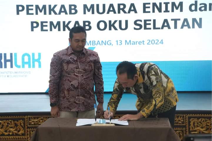 Bupati OKU Selatan dan PLN Sepakat PKS untuk Peningkatan Infrastruktur Listrik