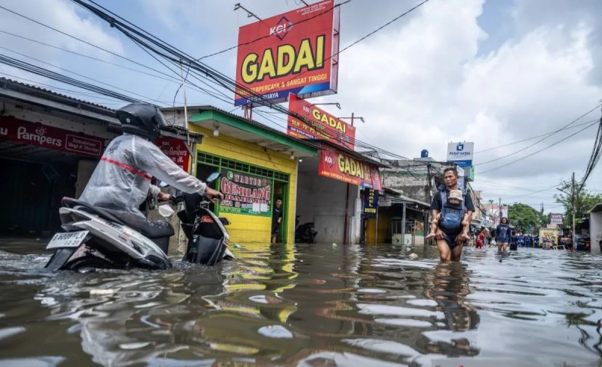 19 TR di Jakarta masih terendam banjir
