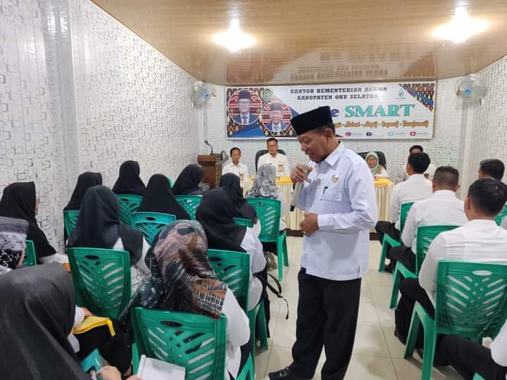 Kepala Kementerian Agama OKU Selatan Motivasi Pegawai PPPK Penyuluh Agama