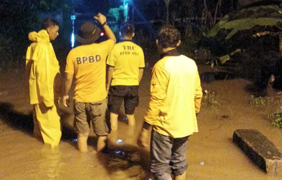 Puluhan Rumah Terendam Banjir di Baturaja Timur