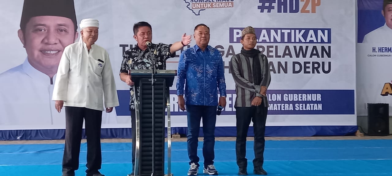 Herman Deru dan Cik Ujang Mengukuhkan Tim Keluarga dan Relawan Pemenangan di Sumatera Selatan